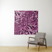 abstract patroon van de huid van de duitse luipaar wandkleed (In Situ (horizontaal))