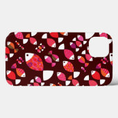 Abstract patroon van de retrovis onderwater Case-Mate iPhone case (Achterkant (horizontaal))
