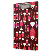 Abstract patroon van de retrovis onderwater klembord (Links)