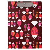 Abstract patroon van de retrovis onderwater klembord (Voorkant)