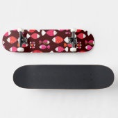 Abstract patroon van de retrovis onderwater persoonlijk skateboard (Horizontaal)