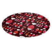 Abstract patroon van de retrovis onderwater snijplank (Hoek)