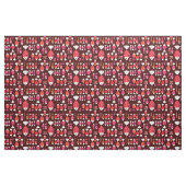 Abstract patroon van de retrovis onderwater stof (Fat Quarter)
