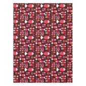 Abstract patroon van de retrovis onderwater tafelkleed (Voorkant)