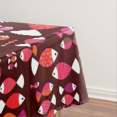 Abstract patroon van de retrovis onderwater tafelkleed (Voorbeeld)