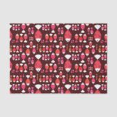 Abstract patroon van de retrovis onderwater tissuepapier (Voorkant)