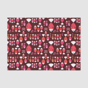 Abstract patroon van de retrovis onderwater tissuepapier