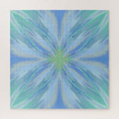 Abstract patroon van de Waterverf van Seaside Flor Legpuzzel (Verticaal)