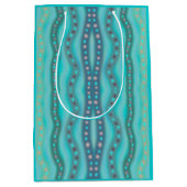 Abstract patroon van dichroomhoudend strand medium cadeauzakje (Voorkant)