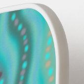 Abstract patroon van dichroomhoudend strand pickleball paddle (Links Detail)