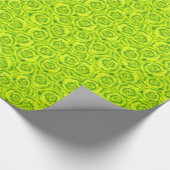 Abstract patroon van florale rozen cadeaupapier (Hoek)