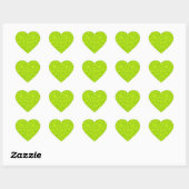 Abstract patroon van florale rozen hart sticker (Vel)