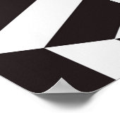 Abstract patroon van geometrische hexagon naadloos poster (Hoek)