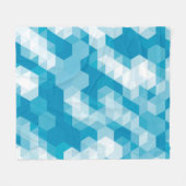 Abstract patroon van geometrische vormelementen ba fleece deken (Voorkant (Horizontaal))