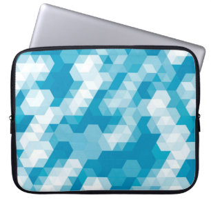 Abstract patroon van geometrische vormelementen ba laptop sleeve