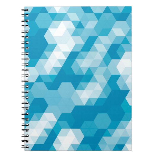 Abstract patroon van geometrische vormelementen ba notitieboek (Voorkant)