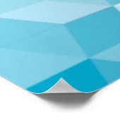 Abstract patroon van geometrische vormelementen ba poster (Hoek)