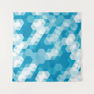 Abstract patroon van geometrische vormelementen ba wandkleed