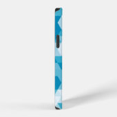 Abstract patroon van geometrische vormen achtergro iPhone hoesje (Rechterkant)