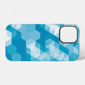 Abstract patroon van geometrische vormen achtergro iPhone hoesje (Achterkant horizontaal)