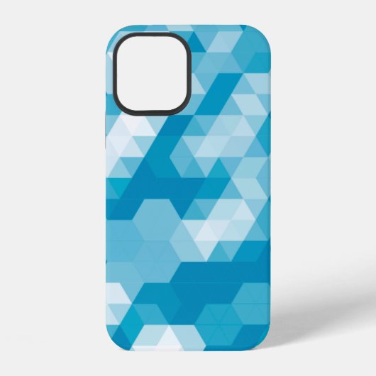Abstract patroon van geometrische vormen achtergro iPhone hoesje (Achterkant)