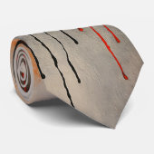 Abstract patroon van gesmolten energie stropdas (Opgerold)