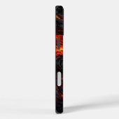 Abstract patroon van gesmolten lavastroom Case-Mate iPhone case (Achterkant / Rechts)