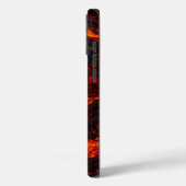 Abstract patroon van gesmolten lavastroom Case-Mate iPhone case (Achterkant / Links)