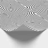 Abstract patroon van golvende strepen of van gegol cadeaupapier (Hoek)