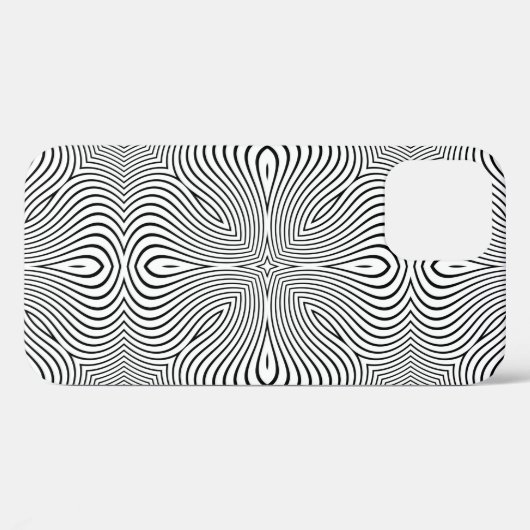 Abstract patroon van golvende strepen of van gegol Case-Mate iPhone case (Achterkant (horizontaal))