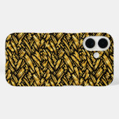 Abstract patroon van goud folie Case-Mate iPhone case (Achterkant (horizontaal))