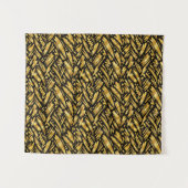 Abstract patroon van goud folie wandkleed (Voorkant (horizontaal))