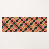 Abstract patroon van het Roos van het Blooming Pea Yogamat (Voorkant (horizontaal))