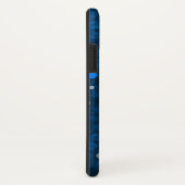 Abstract patroon van kerstblauw Case-Mate iPhone case (Achterkant/rechts)