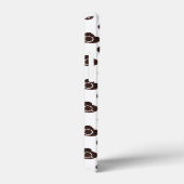 Abstract patroon van koffiehart Case-Mate iPhone case (Achterkant / Rechts)