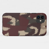 Abstract patroon van militaire camouflage Case-Mate iPhone case (Achterkant (horizontaal))