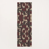 Abstract patroon van militaire camouflage yogamat (Achterkant)