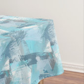 abstract patroon van penseelstreken. tafelkleed (Voorbeeld)