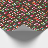 Abstract patroon van retrovis onder water 2 cadeaupapier (Hoek)