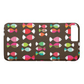 Abstract patroon van retrovis onder water 2 Case-Mate iPhone case (Achterkant (Horizontaal))