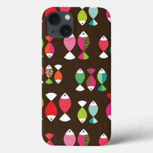 Abstract patroon van retrovis onder water 2 Case-Mate iPhone case