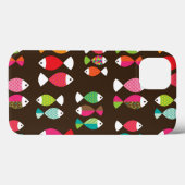 Abstract patroon van retrovis onder water 2 Case-Mate iPhone case (Achterkant (horizontaal))