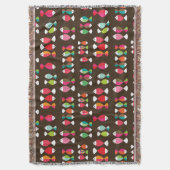 Abstract patroon van retrovis onder water 2 deken (Voorkant Verticaal)