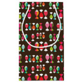 Abstract patroon van retrovis onder water 2 klein cadeauzakje (Achterkant)