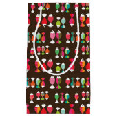 Abstract patroon van retrovis onder water 2 klein cadeauzakje (Voorkant)