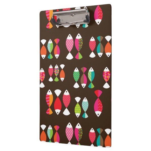 Abstract patroon van retrovis onder water 2 klembord (Links)