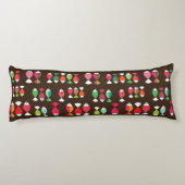 Abstract patroon van retrovis onder water 2 lichaamskussen (Achterkant)