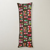 Abstract patroon van retrovis onder water 2 lichaamskussen (Achterkant (Verticaal))