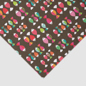 Abstract patroon van retrovis onder water 2 tissuepapier (Detail)