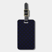 Abstract patroon van Royal Blue Starburst Bagagelabel (Voorkant verticaal)
